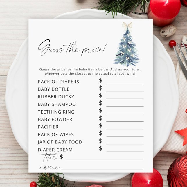 Winterbaum Raten Sie den Preis Spiel (Von Creator hochgeladen)