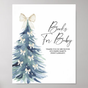 Winterbaumbücher für Babyposter Poster