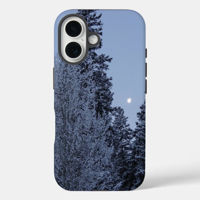 Winterbäume bei Morgendämmerung Montana Landschaft Case-Mate iPhone Hülle (Rückseite)