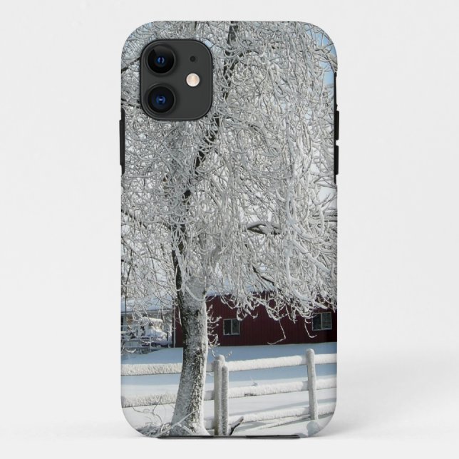 Winterbäume Case-Mate iPhone Hülle (Rückseite)