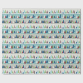 Winterbäume Geschenkpapier