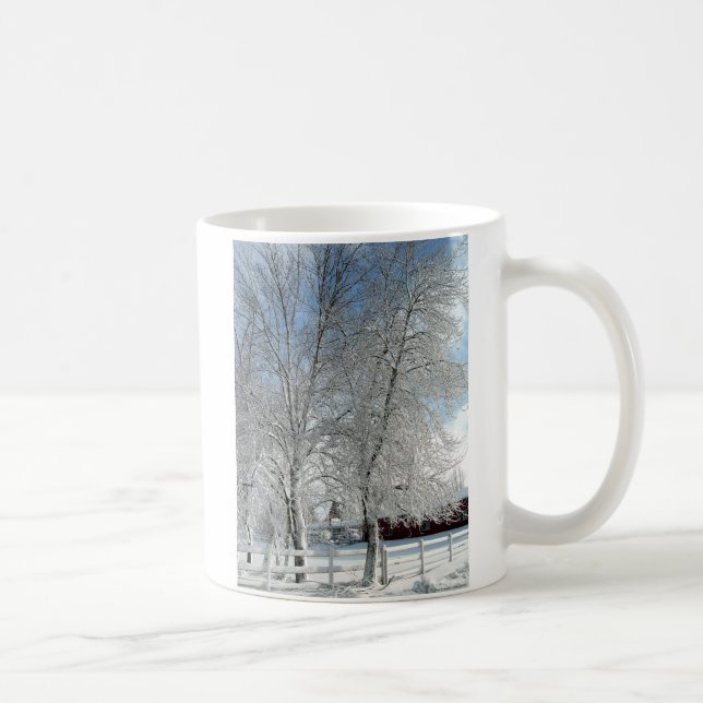 Winterbäume Kaffeetasse (Rechts)