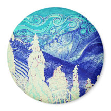 Winterbäume mit Blick auf die Kerbe