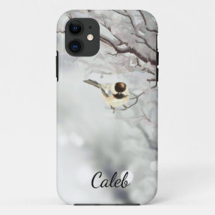 Winterbäume Niedlicher Chickadee Bird individuell  Case-Mate iPhone Hülle