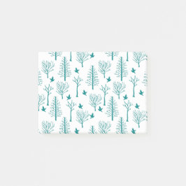 Winterbäume Post-it Klebezettel