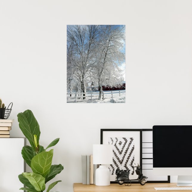 Winterbäume Poster (Heimbüro)