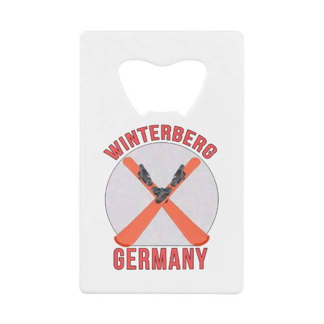 Winterberg, Deutschland Geldbeutel Flaschenöffner (Vorderseite)