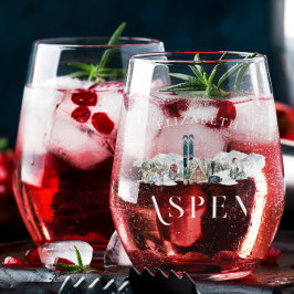 Winterberg | Junggeselinnen-Abschied Ski Weinglas Ohne Stiel