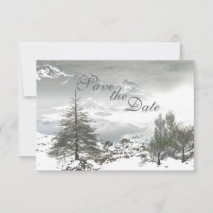 Winterberg Save the Date Hochzeitsankündigung