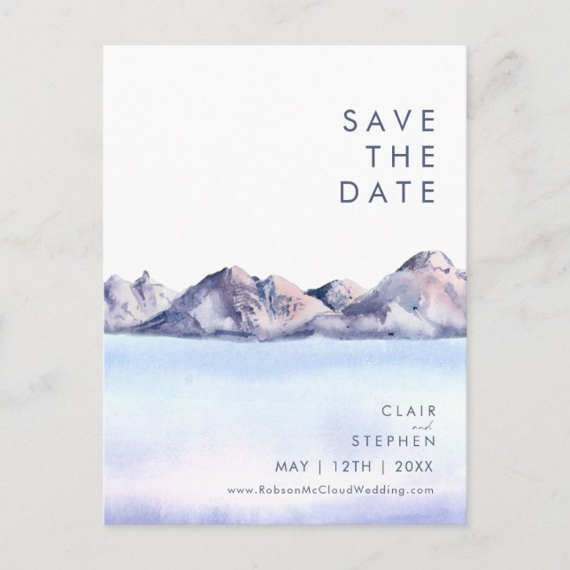 Winterberg Save The Date Postkarte (Vorderseite)