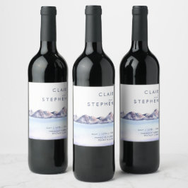 Winterbergweinlabel Weinetikett