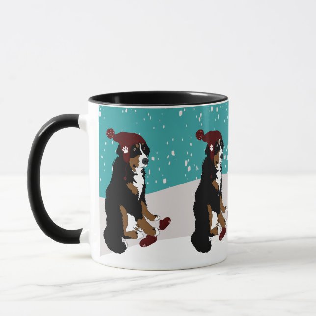 Winterberner Hund Tasse (Links)