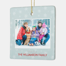 Winterberries Jahresgrüße Foto auf Icy Blue