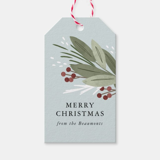 Winterberry Gift Tags Geschenkanhänger (Vorderseite)