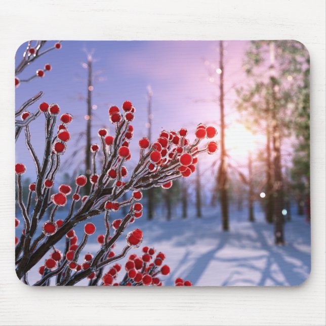 Winterberry in Ice Mousepad (Vorne)