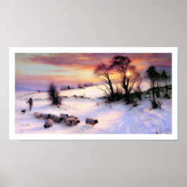 Winterbilder von Joseph Farquharson Poster
