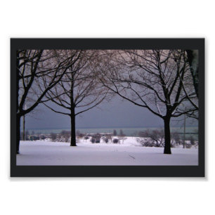 Winterblick Fotodruck
