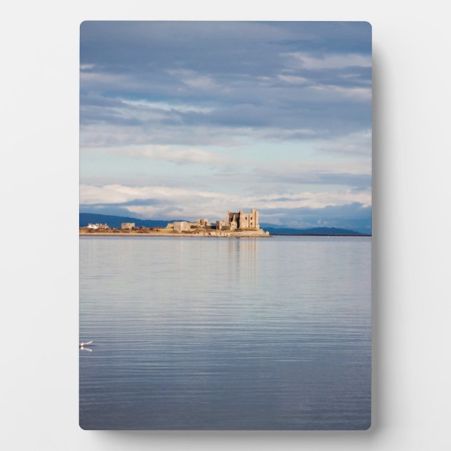 Winterblick Piel Island Morecambe Bay Cumbria Fotoplatte (Vorderseite)