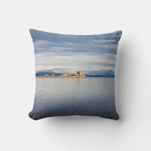 Winterblick Piel Island Morecambe Bay Cumbria Kissen