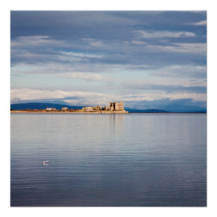 Winterblick Piel Island Morecambe Bay Cumbria Poster
