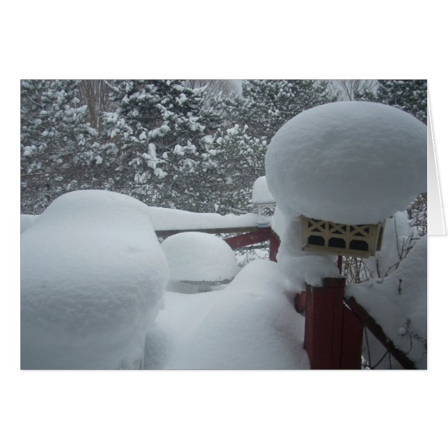 Winterblick von der Terrasse aus (Vorderseite (Horizontal))