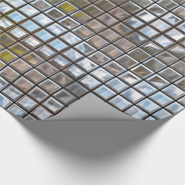 Winterblock Einzigartiger Feierlicher Chic Geschenkpapier (Ecke)