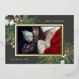 Winterblumenfolie Foto Folieneinladung