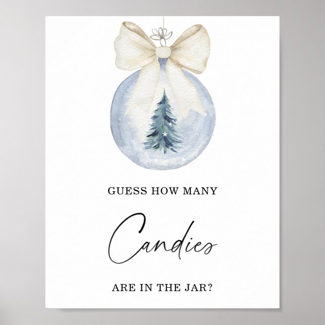 Winterbogen Guthaben wie viele Bonbons Poster (Vorne)