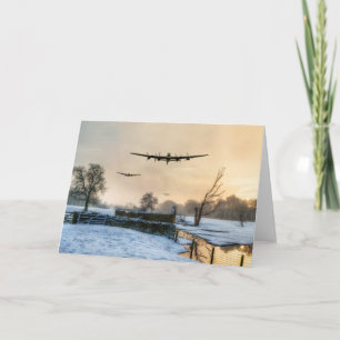 Winterbomber Feiertagskarte