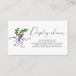 Winterbranchendusche Begleitkarte