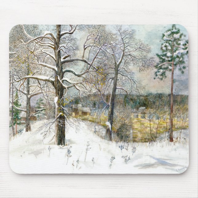 Winterbrücke Mousepad (Vorne)