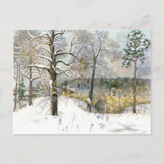Winterbrücke Postkarte (Vorderseite)