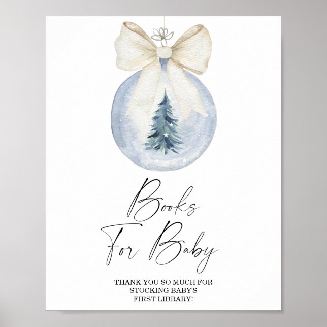 Winterbücher für Babyposter Poster (Vorne)