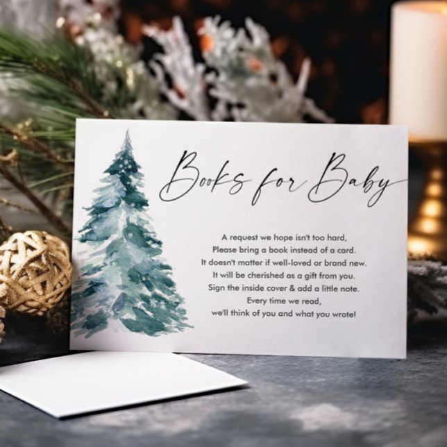 Winterbücher für eine Babybuchanfrage Begleitkarte (Von Creator hochgeladen)
