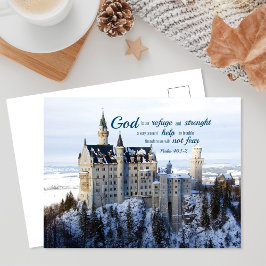 Winterburg, Psalm 46 1-2 Bibelverse Postkarte