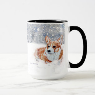 WinterCorgi Tasse