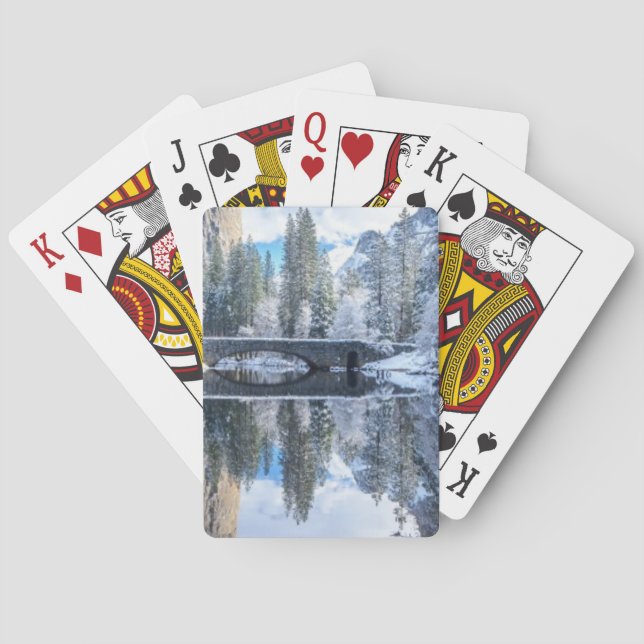 Winterdenken bei Yosemite Spielkarten (Rückseite)