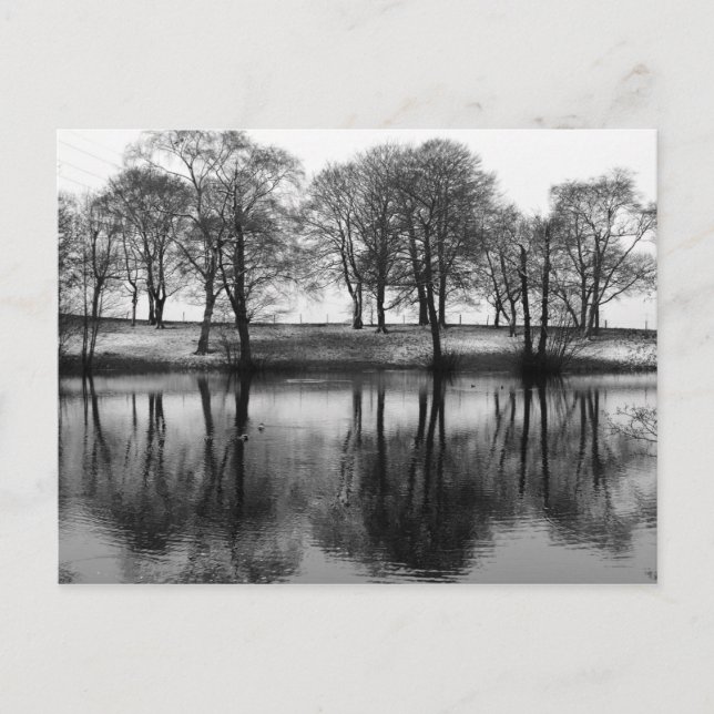 Winterdenkmäler: Cheshire, England Postkarte (Vorderseite)