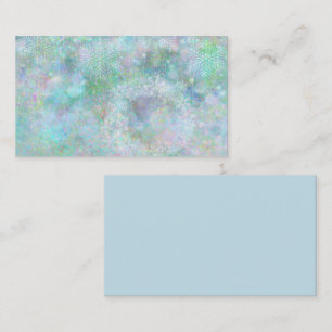 Winterdesignschneeflocken Business Card Visitenkarte