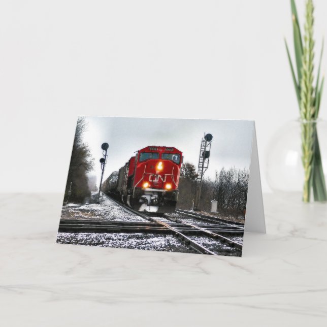 Winterdiamanten Feiertagskarte (Vorderseite)