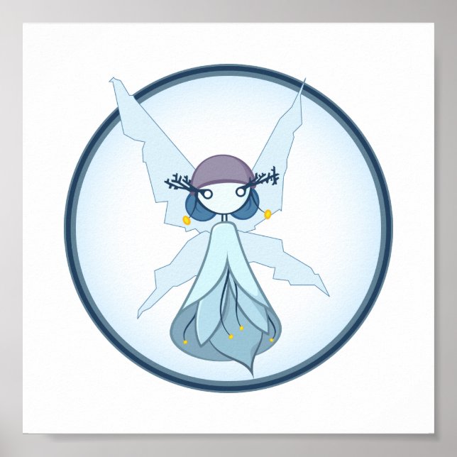 Winterdruckausdruck Poster (Vorne)