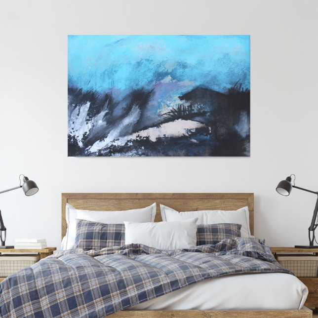 Wintereinsamkeit Leinwanddruck (Insitu (Schlafzimmer))
