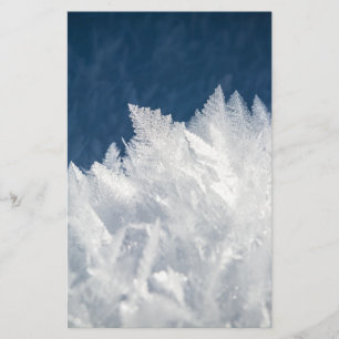 Wintereiskristalle Briefpapier