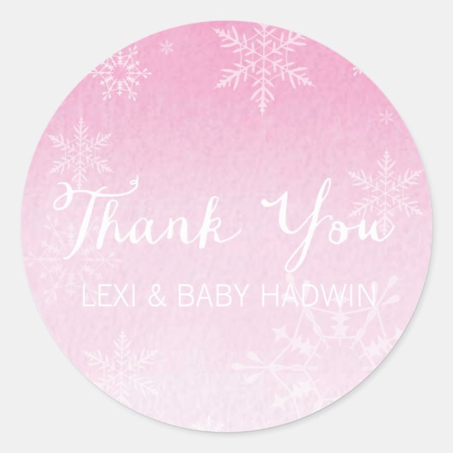 Winterfarbe | Girl Baby Duft Fevor Sticker (Vorderseite)