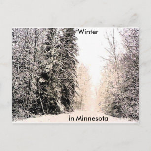 Winterfarbe - Maßgeschneidert Postkarte
