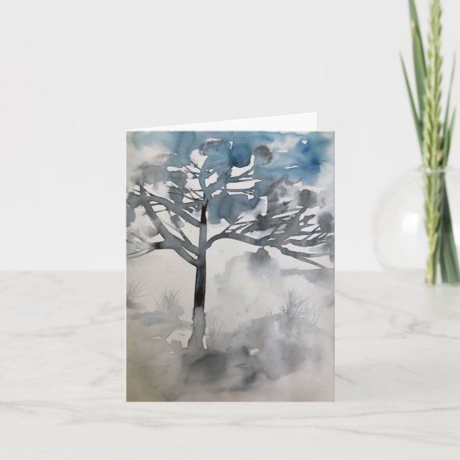 Winterfarbkarte Karte (Vorderseite)