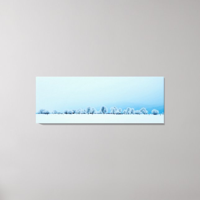 Winterfarm Leinwanddruck (Vorderseite)