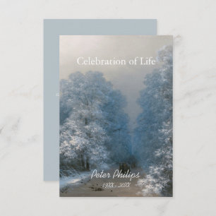 Winterfeier 2 Beerdigung Ankündigung