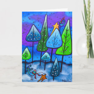 Winterfeier III Weihnachtskarte Feiertagskarte