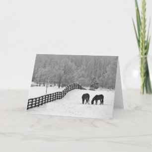 Winterfeld Feiertagskarte